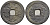 Китай 1 кэш ND (XVII-XX век) 3,9 гр бронза 85-1245