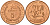 Мадагаскар 5 ариари 1992 KM 17 сталь плакированная медью UNC 4118-531