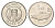 Исландия 1 крона 1999 треска KM 27a сталь плакированная никелем UNC 4687-851
