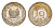 Суринам 10 центов 2011 тираж 1000 экземпляров KM 13a медно-никель BU 4649-1022
