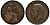 Великобритания 1 пенни 1912 H, Георг V (1910-1936) KM 810, Spink 4052 бронза 189-144