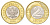 Польша 2 злотых 1994 MW KM 283 биметалл UNC 4701-121