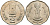 Индия 2 рупии 2000 50 лет Верховному Суду Индии KM 291 медно-никель UNC 94-955