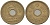 Япония 5 йен 1970 Yr. 45, Хирохито (1926-1989) KM 72a латунь 4174-218