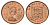 Джерси 1/2 нового пенни 1971 Елизавета II (1952-2022) KM 29 бронза UNC 4682-514