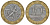 Франция 10 франков 1990 тип Гений Бастилии KM 964.1, Le Frank 375.5 биметалл 45-725