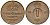 Швеция 1 эре 1964 U, Густав VI Адольф (1950-1973) KM 820 бронза 4609-1068