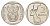 ЮАР 2 ранда 2007 KM 296 медь плакированная никелем UNC 4628-155