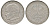 ФРГ 2 марки 1958 F, Макс Планк KM 116, J. 392 медно-никель плакированный никелем 4137-1015