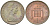 Великобритания 1 пенни 1974 Елизавета II (1952-2022) KM 915, Spink 4237 (B1) бронза 4594-112