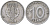 ГДР 10 пфеннигов 1948 A KM 3 алюминий 4613-948