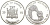 Замбия 5000 квача 2001 Африканские слоны KM 117 серебро PROOF 1091-3-64