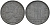 БЕЛЬГИЯ 1 ФРАНК 1943 BELGIE-BELGIQUE KM 128 цинк 4563-1154