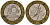 Франция 10 франков 1989 тип гений Бастилии KM 964.1, Le Franc 375.3 биметалл 4138-324