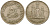 ОАЭ 50 филсов 1973 AH 1393, нефтяные вышки KM 5 медно-никель 4364-4012