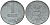 ДАНИЯ 1 ЭРЕ 1963 С; S, ФРЕДЕРИК IX (1947-1972) KM 839.2 цинк 46-1119