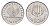 Греция 10 лепт 1973 тризубец, 21 апреля 1967, чёрные полковники KM 103 алюминий UNC 4668-1227