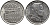 Монако 1 франк 1960 Ренье III (1949-2005) KM 140 никель 4393-1257