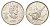 Канада 25 центов 2008 XXI зимние Олимпийские Игры, Ванкувер 2010 - Сноуборд KM 768 сталь плакированная никелем UNC 4637-943