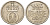 НОРВЕГИЯ 10 ЭРЕ 1959 ПЧЕЛА, ПЕРВЫЙ ГОД KM 411 медно-никель 3309-736