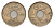 Египет 2 миллима 1916 AH 1334, H KM 314 медно-никель 4651-1051