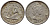 Британские Восточно-Карибские территории 10 центов 1962 Елизавета II (1952-2022), парусник KM 5 медно-никель 4387-1011