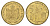 Сербия 5 динаров 2005 KM 40 никель латунь 4695-321