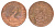 Джерси 2 пенса 1986 Елизавета II (1952-2022), Сент-Хелиер KM 55 бронза 4652-536