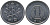 Япония 1 йена 1990 Yr. 2, Акихито (1989 - 2019) KM 95 алюминий 4549-1268