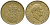 ДАНИЯ 1 КРОНА 1954 N; S, ФРЕДЕРИК IX (1947-1972) KM 837.1 алюминиевая бронза 32-315