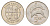 Исландия 5 крон 1981 дельфины KM 28 медно-никель 4691-355