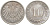 ГЕРМАНИЯ 10 ПФЕННИГОВ 1915 A J. 13, KM 12 медно-никель 73-1616