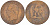 Франция 5 сантимов 1855 BB, Наполеон III (1852-1870) KM 777.3, LE FRANC 116.21 бронза 108-346