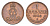 Ганновер 1 пфенниг 1860 B, Георг V (1851-1866) KM 233, AKS 156, J. 90 медь    4658-1061
