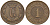 ДАНИЯ 1 СКИЛЛИНГ 1872 КРИСТИАН IX (1863-1906) KM 774 бронза 100-339