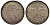 Дания 2 кроны 1930 N; AH, 60 лет королю Кристиану X (1870-1930) KM 829 серебро 69-426