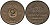 Швеция 2 эре 1953 TS, Густав VI Адольф (1950-1973) KM 821 бронза 202-631