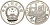 Китай 10 юаней 1994 СОКРАТ KM 655, Schon 562 серебро PROOF 01-170-12