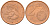 Финляндия 2 евроцента 2000  KM 99 сталь плакированная медью  UNC  4564-362
