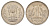 Индия 1 рупия 1981 монетный двор Ромб KM 78.3 никель UNC 4650-1045