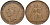 Великобритания 1 пенни 1945 Георг VI (1936-1952) KM 845, Spink 4114 бронза 4574-133