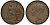 Великобритания 1 пенни 1853 Виктория (1837-1901) KM 739, Spink 3948 медь 1523-1324