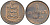 Гернси 1 дабл (дубль) 1929 KM 11 бронза 3851-1021