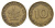 ФРГ 10 пфеннигов 1949 F KM 103, J. 378 сталь плакированная латунью 4684-241