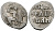 ВЕЛИКОЕ КНЯЖЕСТВО МОСКОВСКОЕ ДЕНГА 1535-1547 ИВАН IV ВАСИЛЬЕВИЧ, МОСКОВСКИЙ МОНЕТНЫЙ ДВОР, 0,36 ГР ГиК №48 серебро 262-668