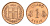 Исландия 1 эйре 1966 KM 8 бронза UNC 4690-741
