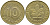 ФРГ 10 ПФЕННИГОВ 1993 D KM 108, J.383 сталь плакированная латунью 4391-337