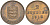 Гернси 2 дабла (дубля) 1918 H KM 12 бронза 3996-834