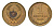 СССР 1 копейка 1985 Y 126a латунь UNC 4609-1214