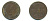 ГЕРМАНИЯ 1 РЕЙХСПФЕННИГ 1936 A KM 37, J. 313 бронза 35-162